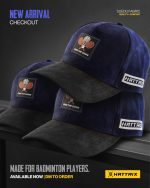 HATTRIX Badminton 3D Patch High Crown Cap - Image 3