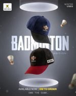 HATTRIX Badminton 3D Patch High Crown Maroon Cap - Image 3