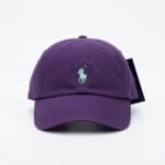 Deep Purple Polo-Inspired Iconic Chino Cap