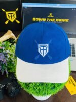 Hattrix Royal Blue & White Suede Cap - Image 2