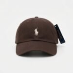 Dark Chocolate Brown Polo-Inspired Iconic Chino Cap