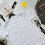 Round Neck Smooth Solid T Shirt | White